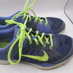 Women's Size 8 Nike Flex Trainer Blue 580374-500 - See Pics for Condition‌‌